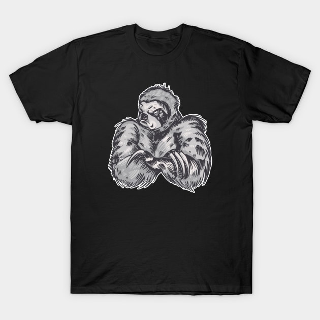 Sloth T-Shirt by Lees Tees